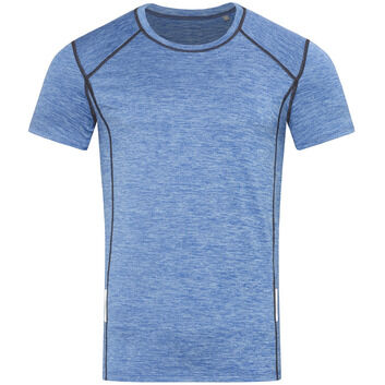 Stedman Recycled Sports T-Shirt Reflect Mens - Blue Heather