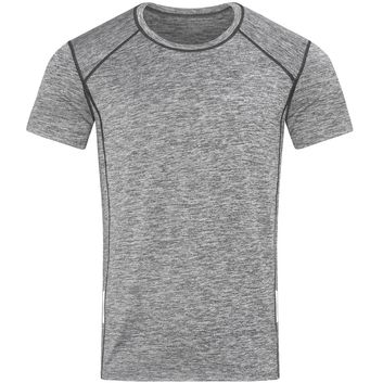 Stedman Recycled Sports T-Shirt Reflect Mens - Heather Grey
