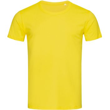Stedman Stars Ben Crew Neck T-Shirt - Daisy Yellow
