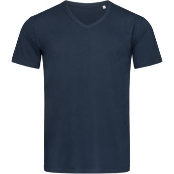 Stedman Stars Ben V Neck T-Shirt - Marina BLue