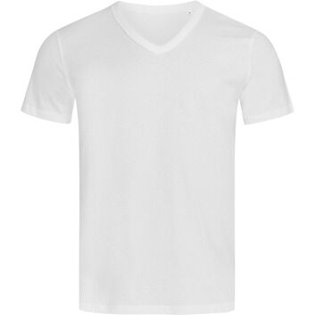Stedman Stars Ben V Neck T-Shirt - White