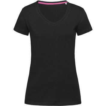 Stedman Stars Claire V Neck Ladies T-Shirt - Black Opal