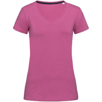 Stedman Stars Claire V Neck Ladies T-Shirt - Cupcake Pink