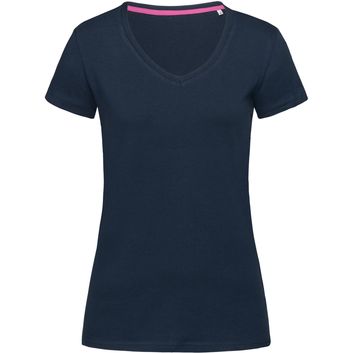 Stedman Stars Claire V Neck Ladies T-Shirt - Marina BLue