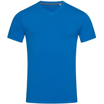 Stedman Stars Clive V Neck T-Shirt - King Blue