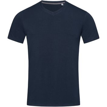 Stedman Stars Clive V Neck T-Shirt - Marina BLue