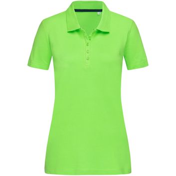 Stedman Stars Hanna Cotton Ladies Polo - Green Flash