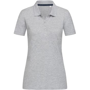 Stedman Stars Hanna Cotton Ladies Polo - Heather Grey