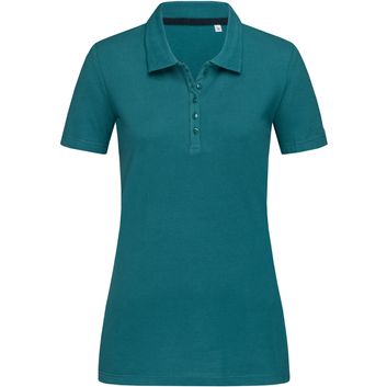 Stedman Stars Hanna Cotton Ladies Polo - Pacific Blue