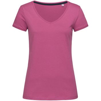Stedman Stars Megan V Neck Ladies T-Shirt - Cupcake Pink