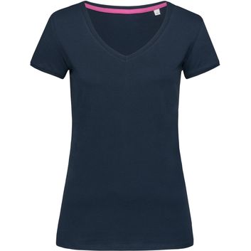 Stedman Stars Megan V Neck Ladies T-Shirt - Marina BLue