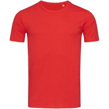Stedman Stars Morgan Crew Neck T-Shirt - Crimson Red