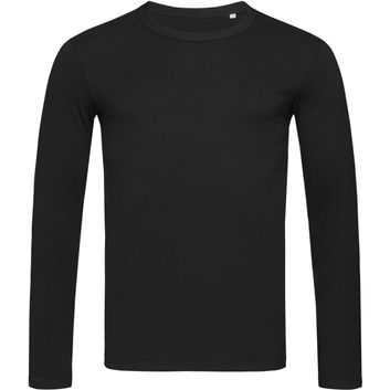 Stedman Stars Morgan Long Sleeve T-Shirt - Black Opal