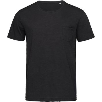 Stedman Stars Shawn Oversized Slub Crew Neck T-Shirt - Black Opal