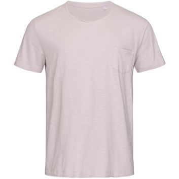 Stedman Stars Shawn Oversized Slub Crew Neck T-Shirt - Powder Rose