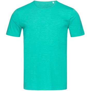 Stedman Stars Shawn Slub Crew Neck T-Shirt - Bahama Green