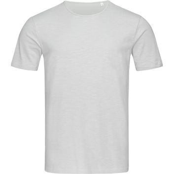 Stedman Stars Shawn Slub Crew Neck T-Shirt - Powder Grey