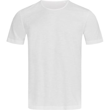 Stedman Stars Shawn Slub Crew Neck T-Shirt - White