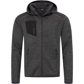 Stedman Recycled Hero Fleece Jacket Mens - Grey Steel