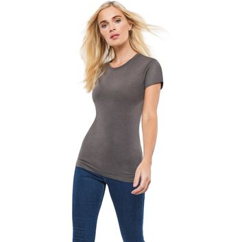 Casual Classics Ringspun Classic T-Shirt Ladies 150 - Charcoal