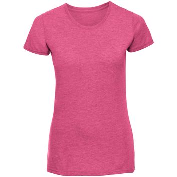 Russell HD T-Shirt Ladies - Pink Marl
