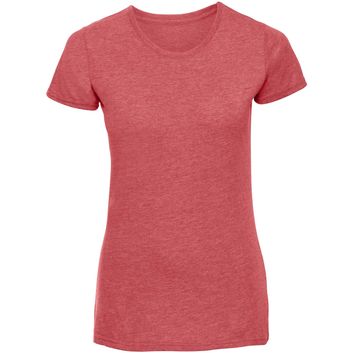 Russell HD T-Shirt Ladies - Red Marl