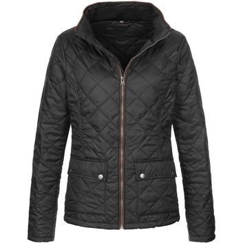Stedman Active Outdoor Quilted Jacket Ladies - Black Opal
