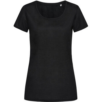 Stedman Active Sports Cotton Touch T-Shirt Ladies - Black Opal