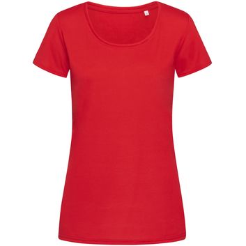 Stedman Active Sports Cotton Touch T-Shirt Ladies - Crimson Red