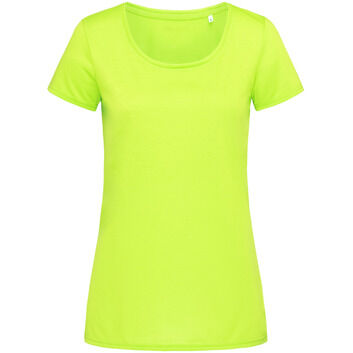 Stedman Active Sports Cotton Touch T-Shirt Ladies - Cyber Yellow
