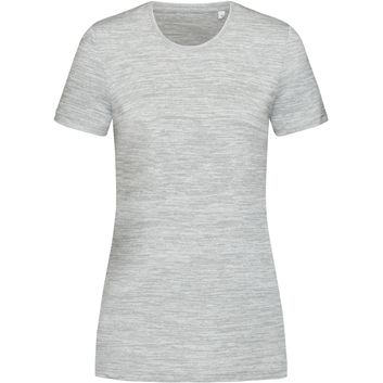 Stedman Active Sports Intense Tech Ladies T-Shirt - Heather Grey