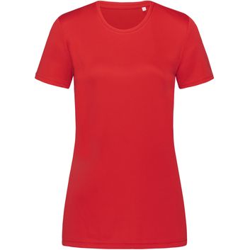 Stedman Active Sports T-Shirt Ladies - Crimson Red