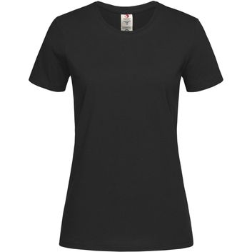 Stedman Classic Organic T-Shirt Crew Neck Ladies - Black Opal