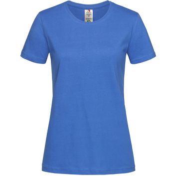 Stedman Classic Organic T-Shirt Crew Neck Ladies - Bright Royal