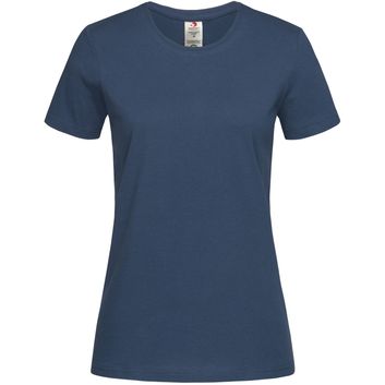 Stedman Classic Organic T-Shirt Crew Neck Ladies - Navy Blue