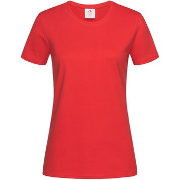 Stedman Comfort Ladies T-Shirt - Scarlet Red