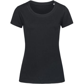Stedman Green Urban Janet Organic Crew Neck T-Shirt Ladies - Black Opal