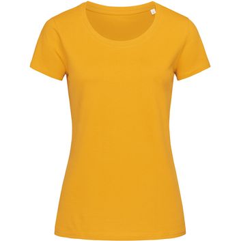 Stedman Green Urban Janet Organic Crew Neck T-Shirt Ladies - Indian Yellow