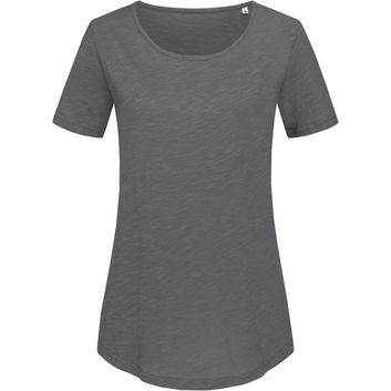 Stedman Green Urban Organic Ladies Slub T-Shirt - Slate Grey
