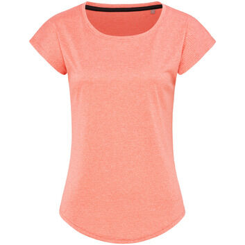 Stedman Recycled Sports T-Shirt Move Ladies - Coral Heather
