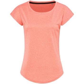 Stedman Recycled Sports T-Shirt Move Ladies - Coral Heather