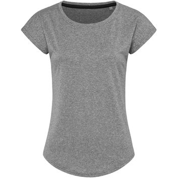 Stedman Recycled Sports T-Shirt Move Ladies - Heather Grey