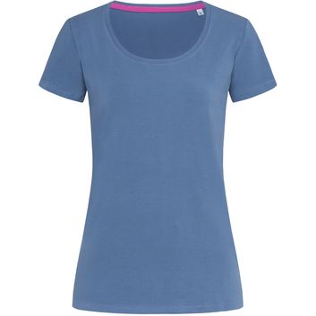 Stedman Stars Claire Crew Neck Ladies T-Shirt - Denim Blue