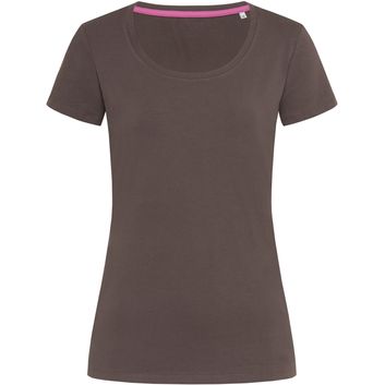 Stedman Stars Claire Crew Neck Ladies T-Shirt - Dk Chocolate
