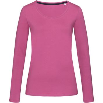 Stedman Stars Claire Long Sleeve T-Shirt Ladies - Cupcake Pink