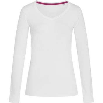 Stedman Stars Claire Long Sleeve T-Shirt Ladies - White