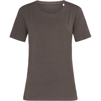 Stedman Stars Relax Crew Neck T-Shirt Ladies - Dk Chocolate