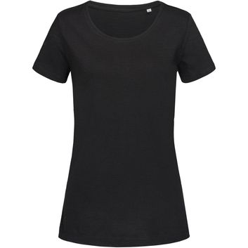 Stedman Stars Sharon Slub C/Neck T-Shirt - Black Opal