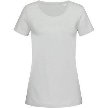 Stedman Stars Sharon Slub C/Neck T-Shirt - Powder Grey