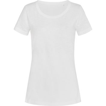 Stedman Stars Sharon Slub C/Neck T-Shirt - White